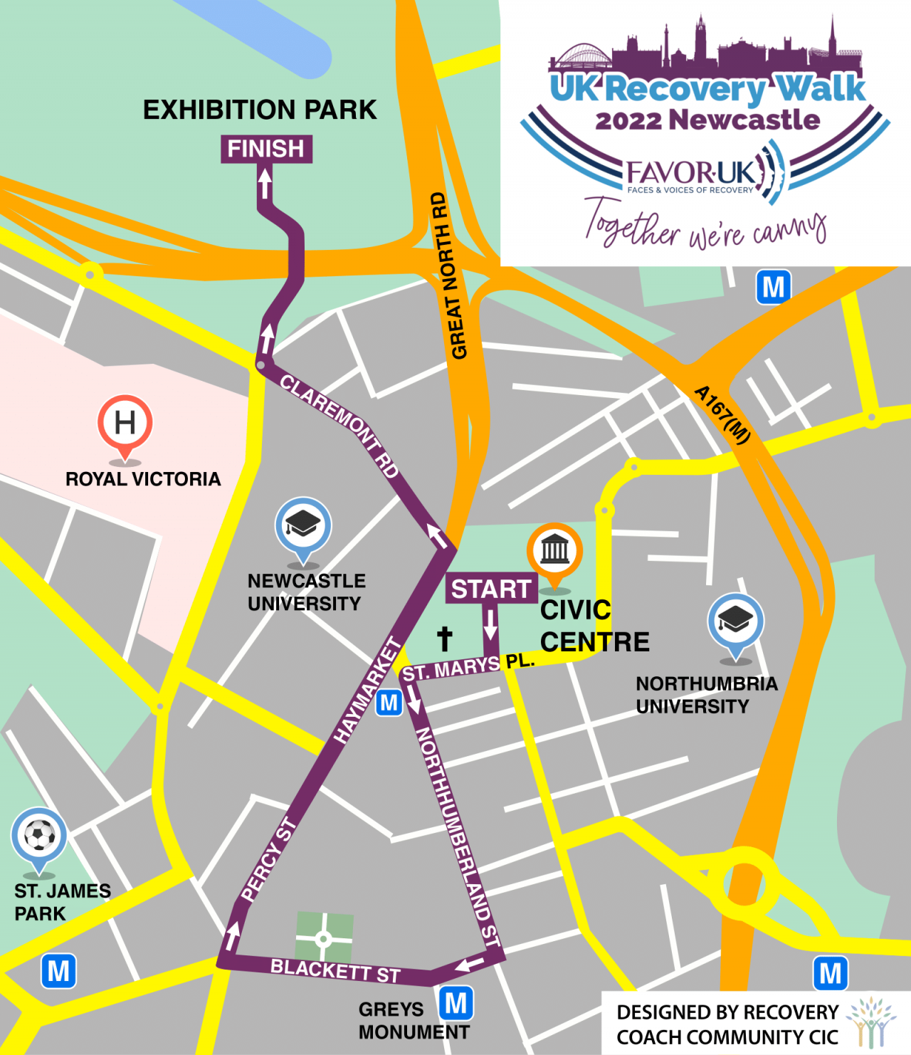 2022 Recovery Walk Favor   UKRW Newcastle WALK Flat Map 1 1280x1482 